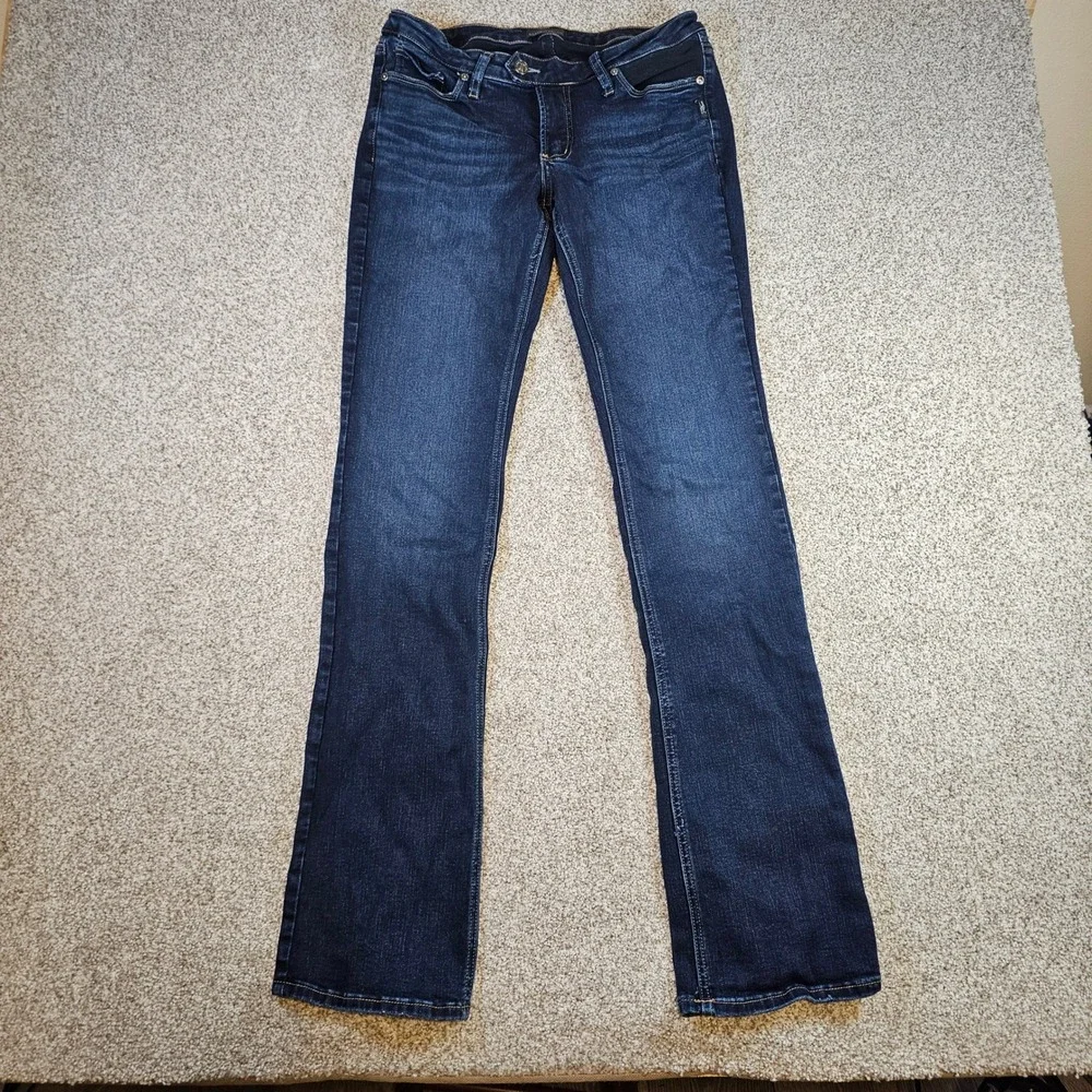 Silver Jeans Co Tuesday Slim Boot Dark Wash Denim Jeans W31 L35 L12602EDB363
